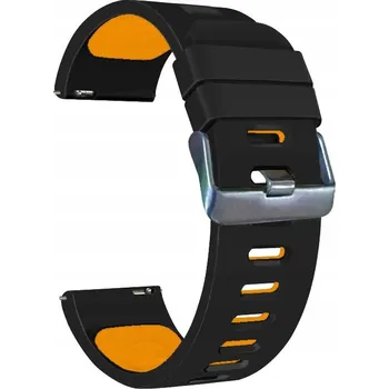 Řemínek na hodinky Univerzální 22mm oranžový řemínek KENA