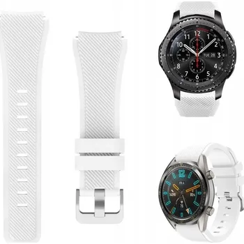 Řemínek na hodinky Řemínek Best Accessories pro Samsung 22mm bílý