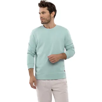 Pánská mikina Pánská mikina VOLCANO-ANDY-303-MINT Zelená XL