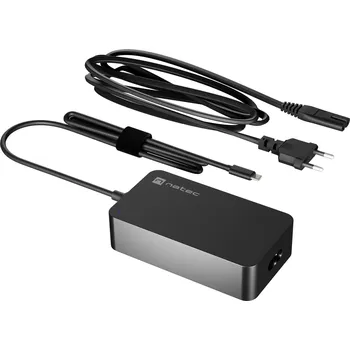 Notebook Nabíječka Natec GRAYLING 65W USB-C pro notebooky, tablety, smartphony