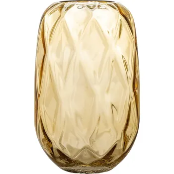 Žlutá skleněná váza (výška 25 cm) Klarasofie – Bloomingville ID_1725586