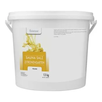 Tělový peeling Chemoform finesse® Peelingová saunová sůl, Citronová zahrada, 13 kg