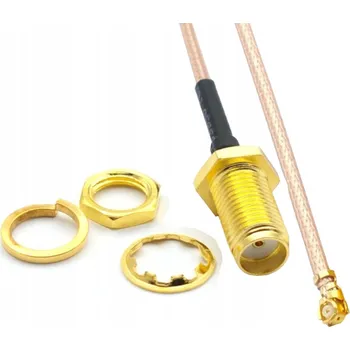 Anténní kabel Propojovací kabel uFL IPEX IPX - SMA samice RG178 50cm