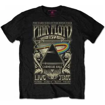 Pánská móda Merch Pink Floyd: Tričko Carnegie Hall Plakát L 2016