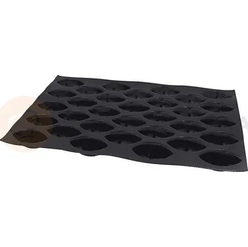 Potravinová fólie Silikonová forma GN1/1, oválná 65x35x30 mm | CONTACTO, 6681/067