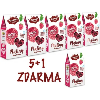 Sušená potravina Royal Pharma s.r.o. Crunchy snack, Mrazem sušené maliny, 20g | 5+1 ZDARMA