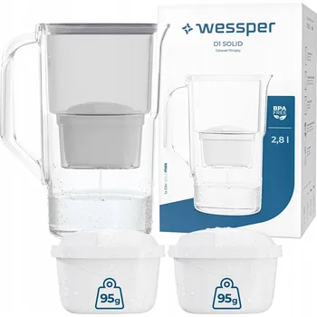 Filtrační konvice Filtrační konvice Wessper D1 SOLID FutureFlow 3,3 l stříbrná/šedá