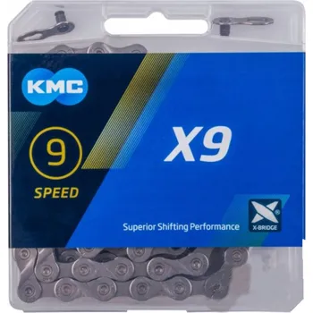 Řetěz na kolo ŘETĚZ NA KOLO KMC X9 1/2" x 11/128" 114L
