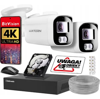 IP kamera Sada pro monitoring Luxtorn 2xBVT8-30V1-IR9P4S18MPL