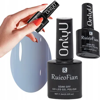 Lak na nehty MODRÝ HYBRIDNÍ LAK NA NEHTY S LESKEM UV OnlyU/L043