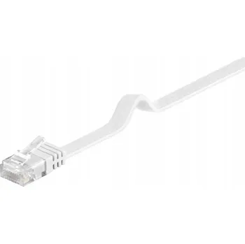 Síťový kabel MicroConnect U/UTP CAT6 3m Bílý Plochý Kabel