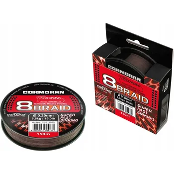 Šňůra Cormoran 8-BRAID 0,27 mm x 15 m