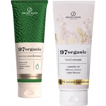 Péče o ruce 7suns 97organic Přírodní Urychlovač Opalování + Krém na Ruce 75 Ml
