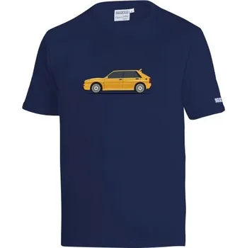 Pánské tričko Sparco Lancia HF Delta Integrale Námořní modř XL