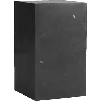 Toaletní stolek Audo CPH Černý mramorový noční/odkládací stolek AUDO PLINTH 30 x 30 cm