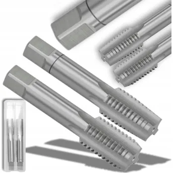 Závitořezný nástroj Závitníky UNC 9/16-12 Sada 2x Závitník sjednocený strojní ruční