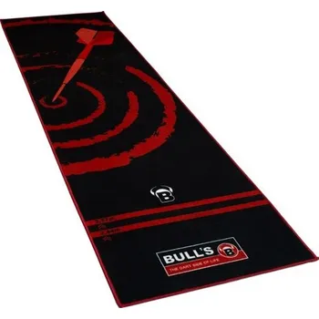 Terč na šipky Koberec k terči bulls carpet mat 140 černo-červeny (barva černo-červená)