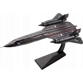 Obraz 3D kovové Puzzle SR-71 Blackbird Model letadla sbírka Dárek