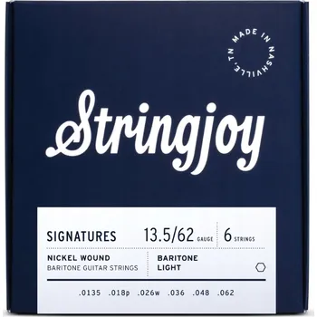 Struna pro kytaru a smyčcový nástroj Struny pro barytonovou elektrickou kytaru Stringjoy SIGNATURES 13.5-62