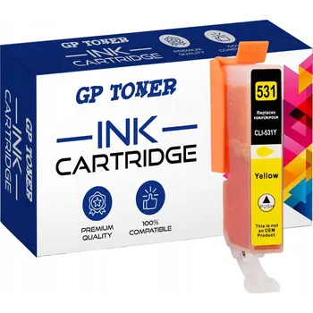 Žlutá inkoustová kazeta GP TONER GP-C531XL Y pro tiskárny Canon