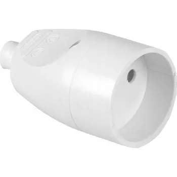 Elektrická zásuvka Jednoduchá zásuvka prodlužovacího kabelu s uzemněním (B/U)