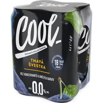 Pivo Cool nealko Tmavá švestka 0,5l - shrink