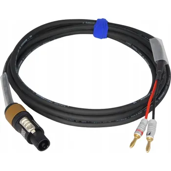 Audio kabel SOMMER MERIDIAN REPRODUKTOROVÝ KABEL 2x2,5 S BANÁNKY NEUTRIK SPEAKON 1m