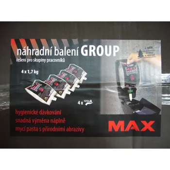 Péče o ruce Isofa MAX náplň 4x1,7kg Group profi tekutá pasta na ruce