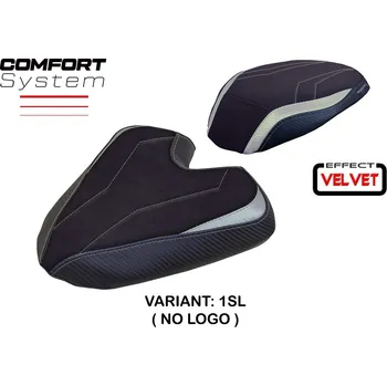 Moto sedlo TPZ Italia potah sedla MV Agusta Brutale 1000 RS (21-24) Ankara velvet Comfort model potah sedla: bez loga 1SL (silver)