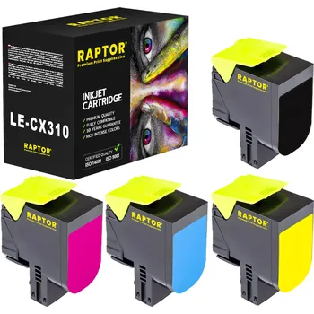 4x TONER PRO LEXMARK CX310 CX310dn CX310n CX410de
