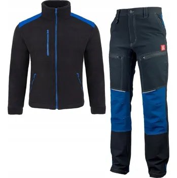 Pracovní obuv PRACOVNÍ ELASTICKÉ KALHOTY SOFTSHELL stretch, KOMPLET s fleecem BOZP 44