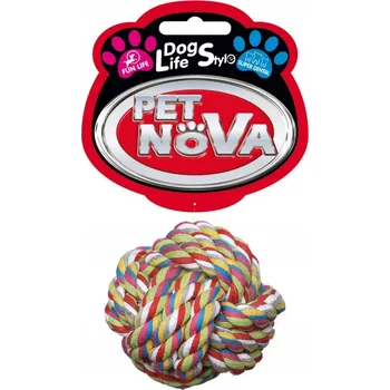Hračka pro psa Pet Nova ROPE-BALL-7,5CM Míček pro psy 7,5 cm