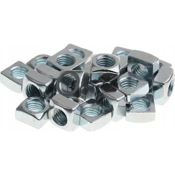 Matice ČTVERCOVÁ MATICE M12 POZINK MATICE 25 kusů