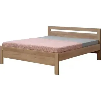 Postel Postel Karlo klasik - rovné rohy 90x200 cm Bordó (+5%) Buk jádrový