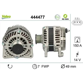 Alternátor generátor VALEO 444477