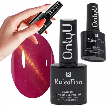 Přípravek na nehty TEPLÁ MALINA HYBRIDNÍ LAK NA NEHTY S LESKEM UV LAK OnlyU/L160