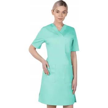 Dámské šaty 50 ŠATY LÉKAŘSKÁ KOSMETICKÁ SE ZAVAZOVACÍMI KAPSAMI, ZÁSTĚRA 76