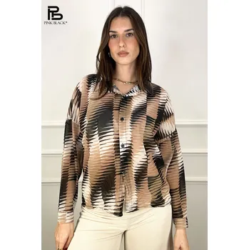 Dámská košile Košile Lamiar 19897YS-13 barva: černá