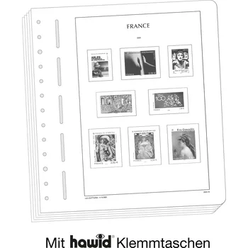 Sběratelství Leuchtturm Francie Předtištěné listy: nezasklené, Ročník: 1960-1969