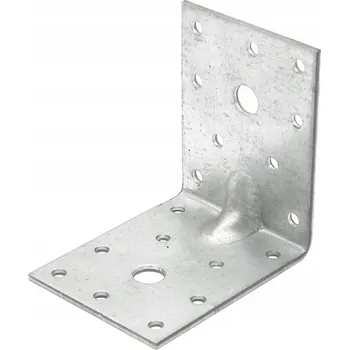 Úhloměr Úhelník s prolisem 75x75x60x2,5mm, tesařský spojovací prvek