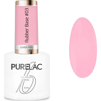 Přípravek na nehty Purelac Kaučuková báze Rubber Base #03 Cover Pink