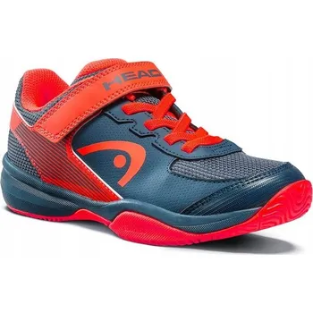 Pracovní obuv DĚTSKÉ TENISOVÉ BOTY HEAD SPRINT VELCRO 3.0 KIDS MIDNIGHT NAVY/RED 30