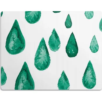 Miska pro psa Podložka pod misku pro psy a kočky Krople deszczu 45x35 cm