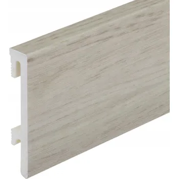 Podlahová lišta Lišta Salag PVC 16 x 80, délka 20 cm, dekor Dacota Oak