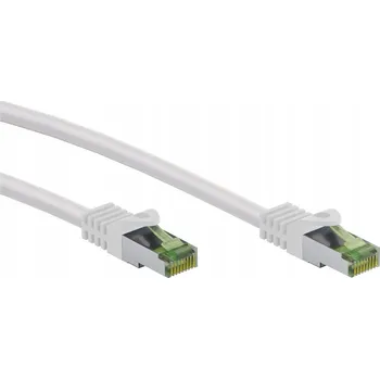 Síťový kabel Patchcord Goobay S/FTP 8.1 RJ45 / RJ45 0,5 m bílý