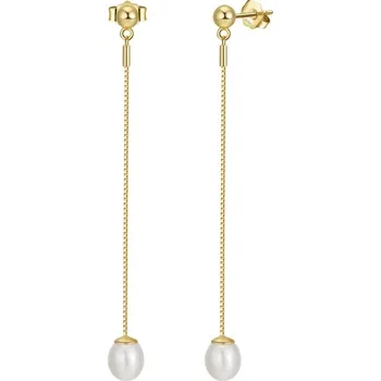 Náušnice Majya Stříbrné náušnice PALOMA pozlacené Ag/; ≤1,54 g 11680