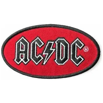 Nášivka Merch AC/DC: Nášivka Oval Logo Ac/dc