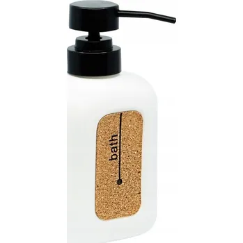 Dávkovač mýdla Ruční dávkovač mýdla stojací Bisk 250 ml bílý