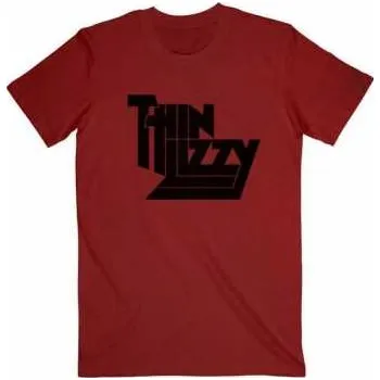 Pánské oblečení Merch Thin Lizzy: Tričko Logo Thin Lizzy S