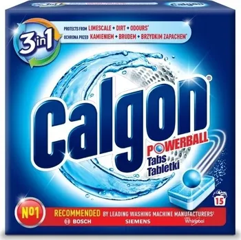 Calgon Tablety na odstranění vodního kamene do pračky 3v1 15 ks